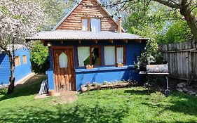 cabaña azul